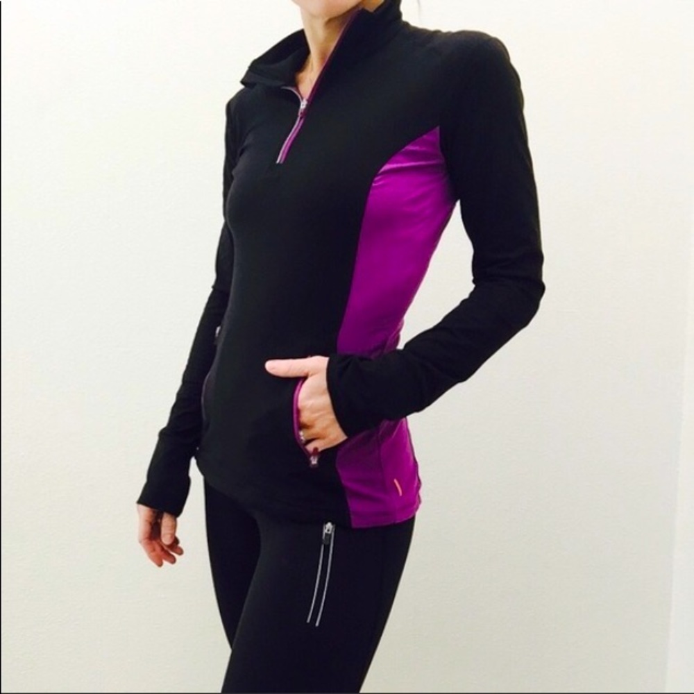 Lucy Black purple pullover